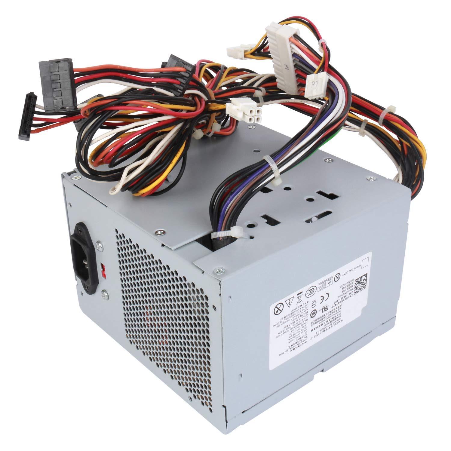 N375P-00 L375P-00 375W Power Supply Replacement for Dell Dimension 9100 9150 9200 E510 E520 XPS 400 410 420 430 Precision Workstation 380 390 T3400 Desktop (DT) Systems N375E-01 KH624 K8956 - AloinfoUSA
