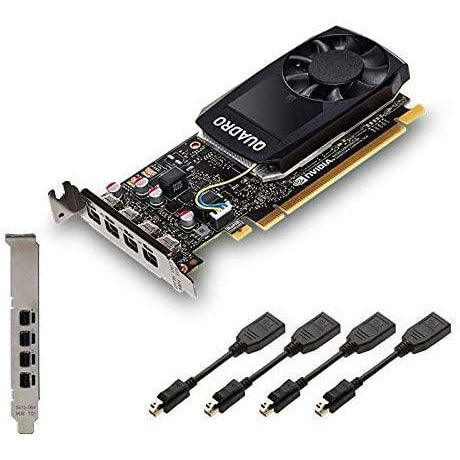 PNY NVIDIA Quadro P1000 Professional Graphics Board (VCQP1000-PB) - AloinfoUSA