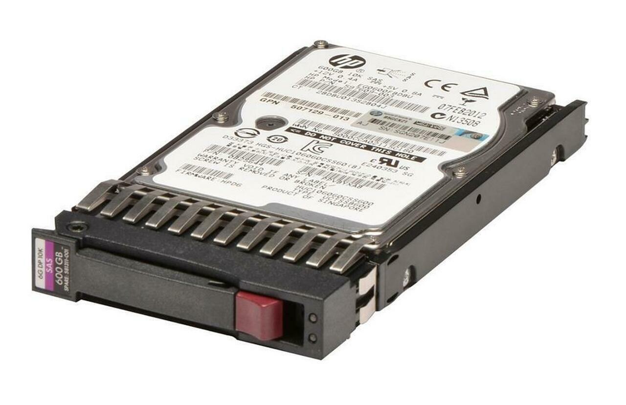 Disco HP 600GB 10K SAS 6GB/s 2.5" HDD 599476-003 EG0600FBDSR 507129-014 MBF2600RC - AloTechInfoUSA