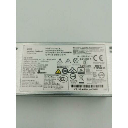 Fonte HP Enterprise 900w Hot-plug Power Supply HSTNS-PL48-B 775592-001 830219-001 - MFerraz Tecnologia