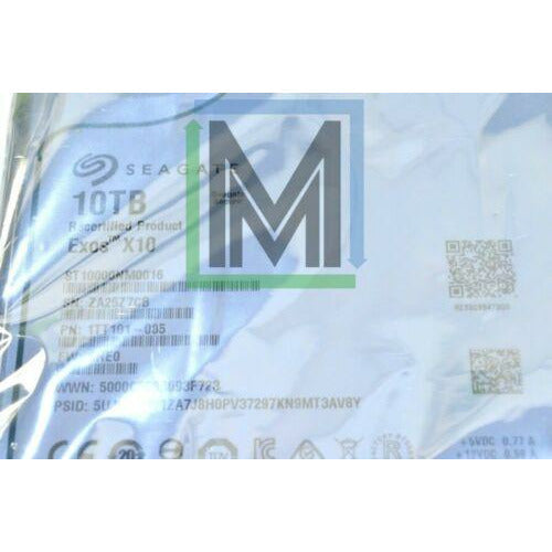 Disco ST10000NM0016 1TT101-005 SEAGATE EXOS X10 10TB 7.2K SATA-6Gb 3.5" HELIUM HDD - MFerraz Tecnologia