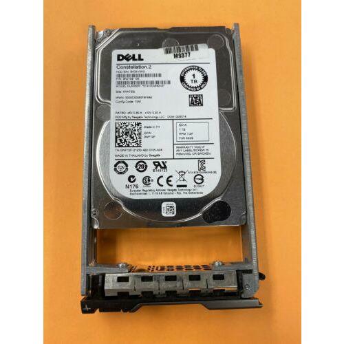 Disco WF12F / 9KW4J DELL 1TB 7.2K 6GBPS SATA 2.5'' HDD HARD DRIVE ST91000640NS - MFerraz Tecnologia