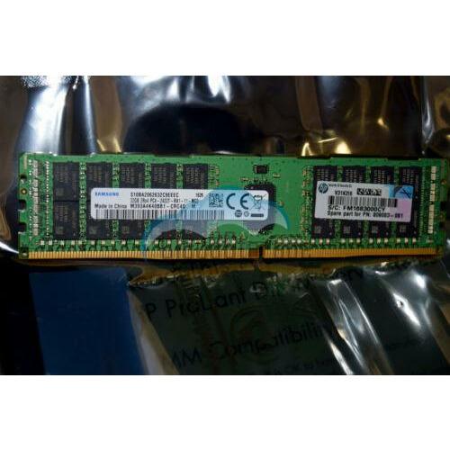 Memoria 805351-B21 GENUINE HP 32GB 2RX4 DDR4 PC4-2400T MEMORY 819412-001 809083-091 - MFerraz Tecnologia