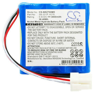 SB-201P X076 Battery for Nihon Kohden PVM-2700 PVM-2703 PVM-2701 NEW - MFerraz Technology