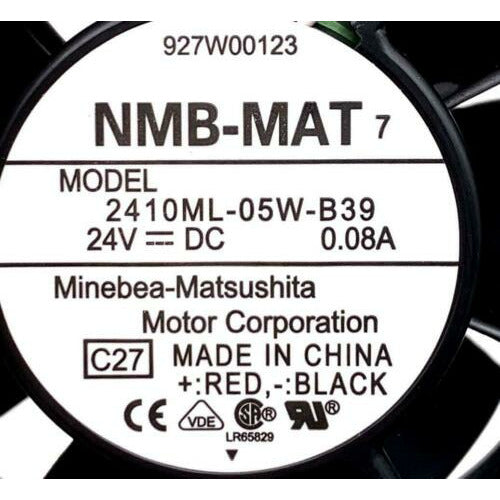 Cooler Minebea-Matsushita Motor Corp. 2410ML-05W-B39 Axial Fan 24 VDC 0.08 Amps - MFerraz Tecnologia