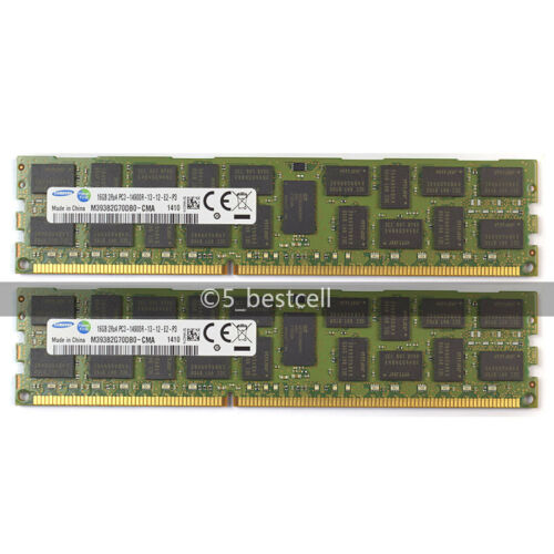 Memoria Samsung 32GB 2x16GB MODULE PC3-14900R 2RX4 DDR3 1866MHZ RDIMM REG ECC MEMORY Ram - MFerraz Tecnologia