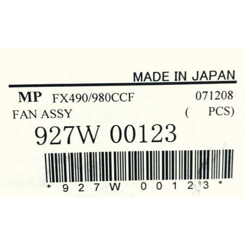 Cooler Minebea-Matsushita Motor Corp. 2410ML-05W-B39 Axial Fan 24 VDC 0.08 Amps - MFerraz Tecnologia