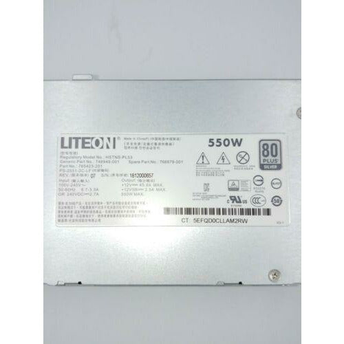 Fonte HP 550W Power Supply BL460c DL120 DL160 DL180 ML150 gen9 HSTNS-PL53 766879-001 - MFerraz Tecnologia