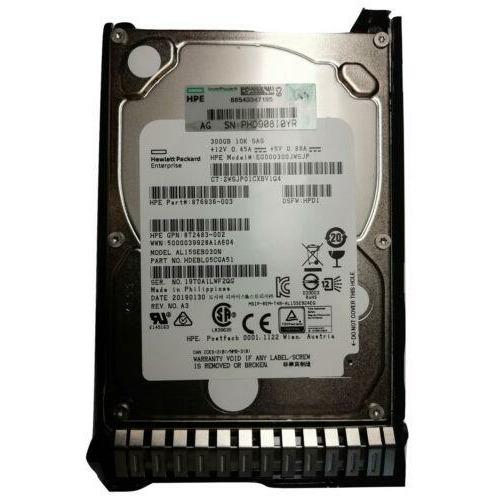 Disco 876936-003 785067-B21 872735-001 HPE 300 GB SAS 2.5" Hard Drive - MFerraz Tecnologia