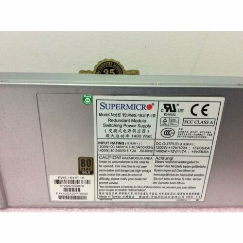 Fonte SuperMicro PWS-1K41F-1R Redundant module Switching power supply 1400 watt - MFerraz Tecnologia