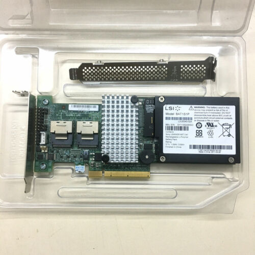 Controladora IBM M5015 / LSI Megaraid 9260-8i SATA / SAS Controller RAID + BAT1S1P battery - MFerraz Tecnologia