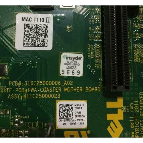 Placa Dell PowerEdge T110 II Server Motherboard PM2CW LGA 1155 DDR3 - MFerraz Tecnologia