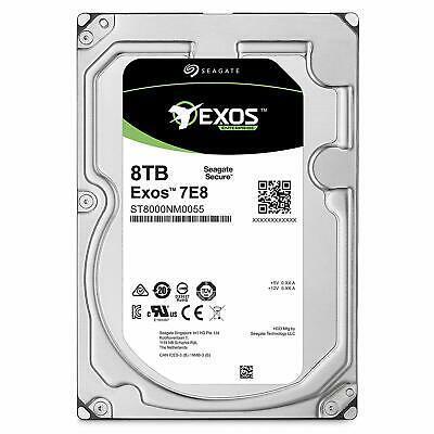 Seagate Exos ST8000NM0055 8TB 256MB 3.5" SATA 6GB/s 7200RPM Enterprise HDD 651307111724-FoxTI