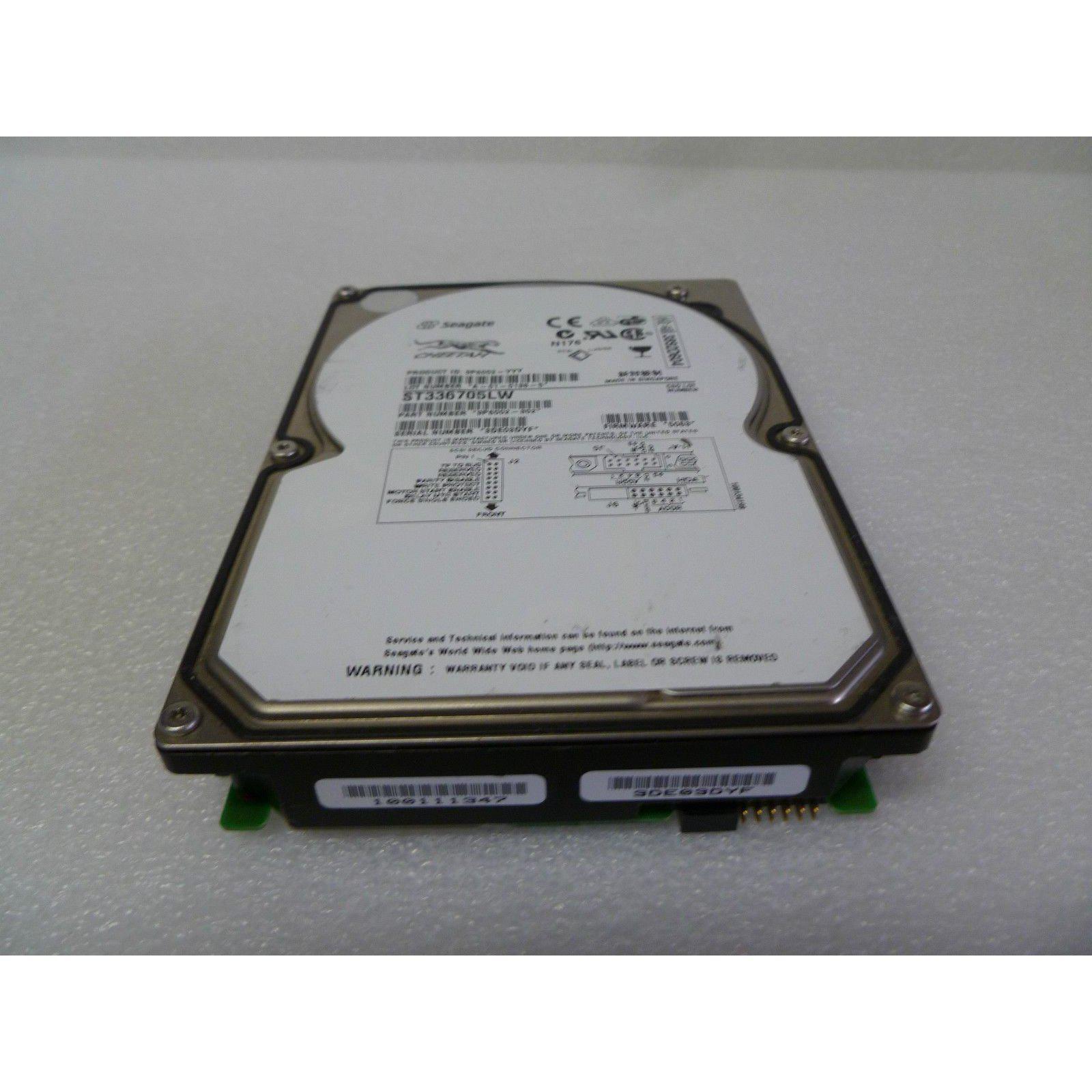 SEAGATE ST336705LW 36.7GB 68PIN SCSI HARD DRIVE P/N:9P6002-302 F/W:5063 102646150610-FoxTI