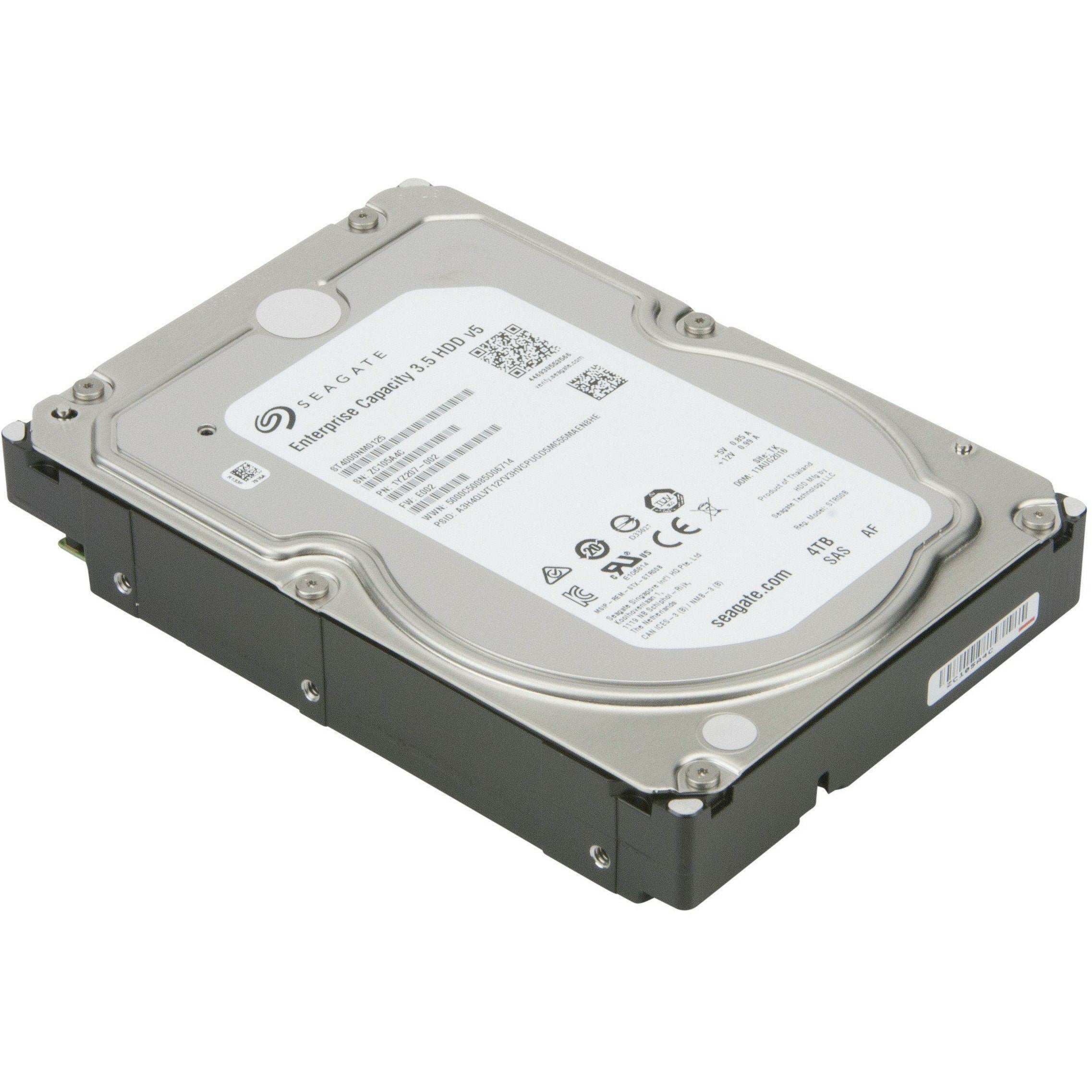 Seagate ST4000NM0125 4TB SAS 6Gb s ES 7200RPM 128MB 3.5 512e Bare - AloinfoUSA