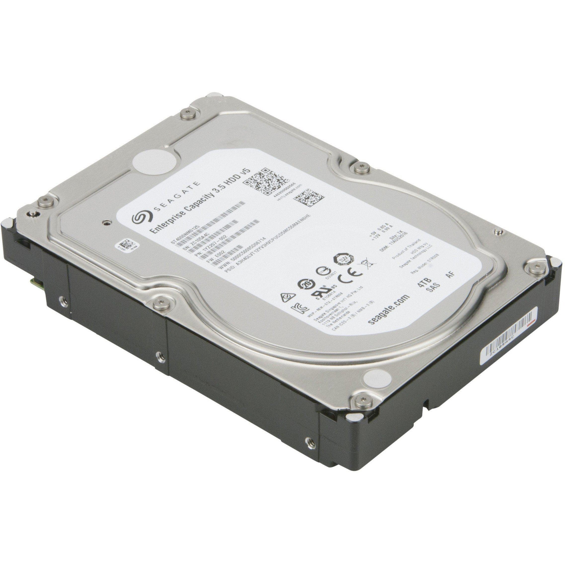 Seagate ST4000NM0125 4TB SAS 6Gb s ES 7200RPM 128MB 3.5 512e Bare - AloinfoUSA
