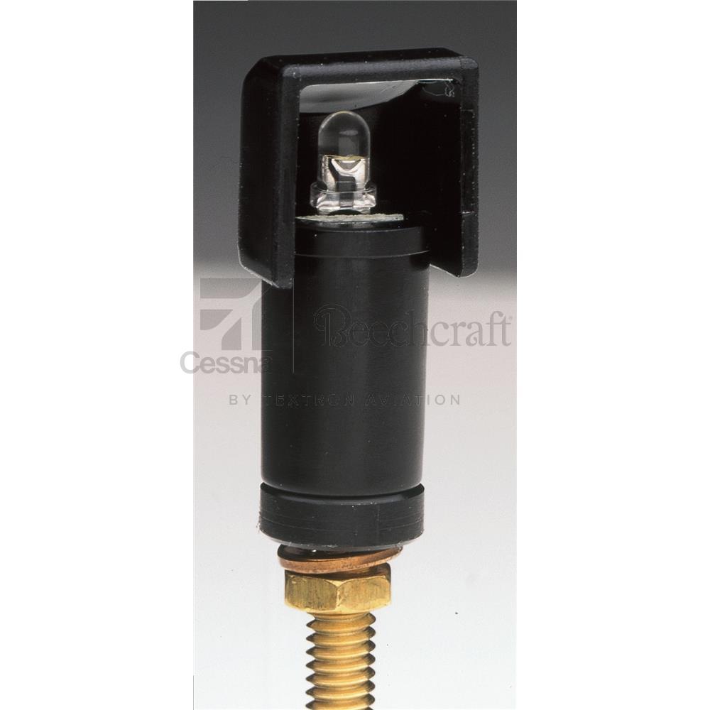 Whelen LED Post Light, 28V, 1.5"" Post/Nut 01-0770844-03