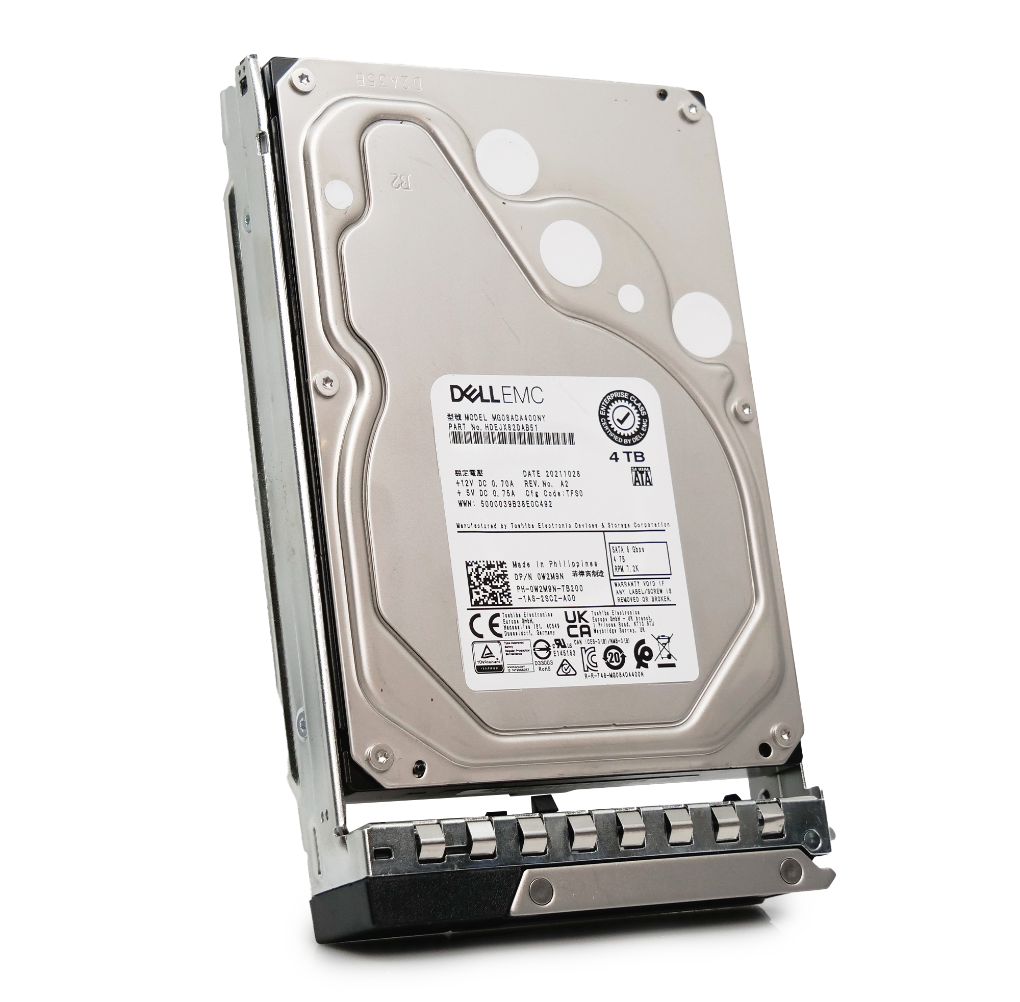 Dell G14 KN40K 4TB 7.2K RPM SATA 6Gb/s 512n 3.5in Hard Drive