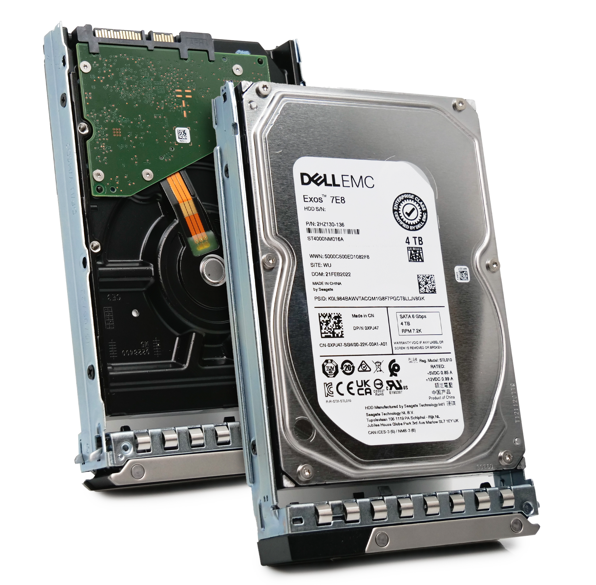 Dell G14 0XPJ47 4TB 7.2K RPM SATA 6Gb/s 512n 3.5in Recertified Hard Drive