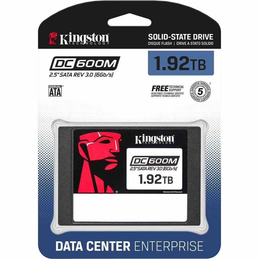 Kingston DC600M 1.88 TB Solid State Drive - 2.5" Internal - SATA - Mixed Use