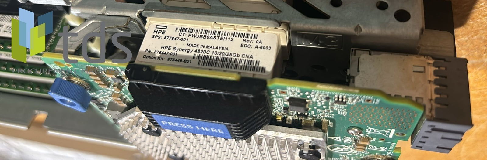 HPE 876449-B21 Synergy 4820C Adapter - Rear View | Alo Tech Solutions