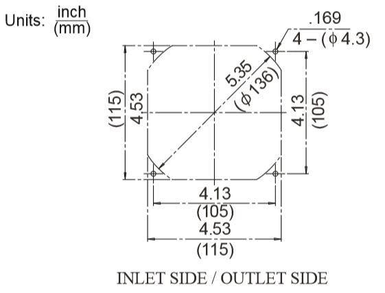 AC Axial Fans - 11938TB-A0N-QA-00_60Hz