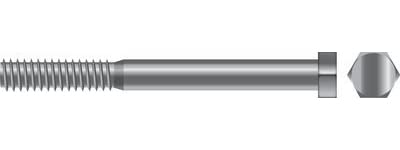 Seachoice SC0062 Cap Screw Hex Head, 1/4"-20 x 2-1/2"