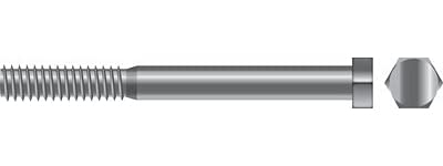 Seachoice SC30147 Cap Screw Hex Head, 1/2"-13 x 4-1/2"