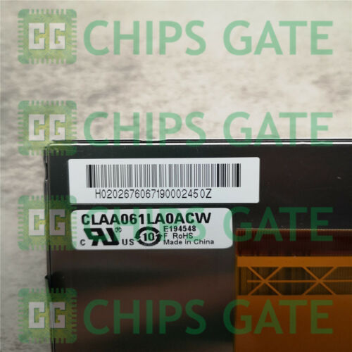 6.1" CLAA061LA0ACW a-Si TFT LCD Screen Display Panel 800*480