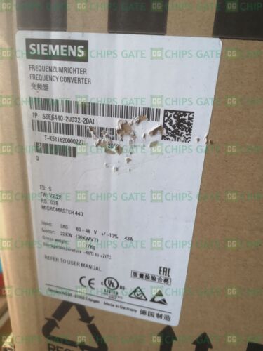 Siemens 6SE6440-2UD32-2DA1 6SE 6440-2UD32-2DA1 22KW 380V
