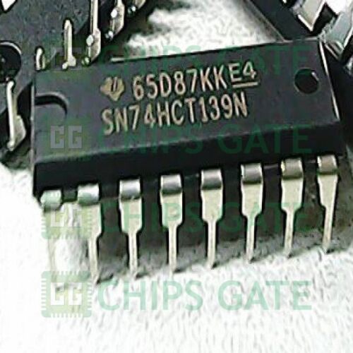 5PCS 74HCT139N,652 IC DECODER/DEMUX DUAL 2-4 16DIP 74HCT139N HCT139 74HCT13