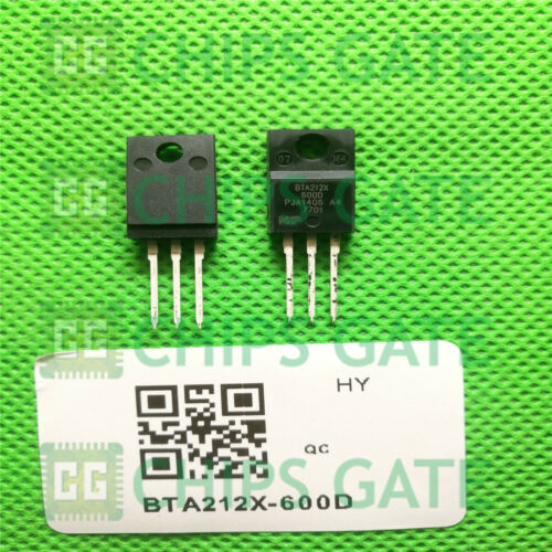 5PCS BTA212X-600D,127 TRIAC 600V 12A TO-220F BTA212X-600D 212 BTA212