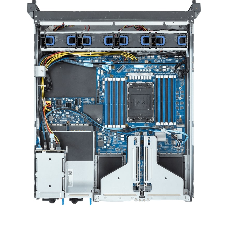 Gigabyte E263-S30 2U Rackmount Single Socket 4th Gen Intel Xeon Scalable Server - Short Depth Edge Platform - Redundant PSU