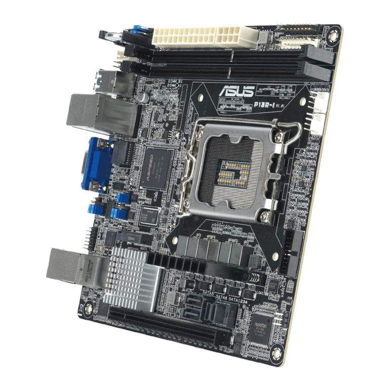 ASUS P13R-I Server Motherboard. Xeon E-2400 Support. Dual Gigabit LAN Onboard. VGA Video Onboard. Integrated IPMI Remote KVM. Includes ASMB11 Module