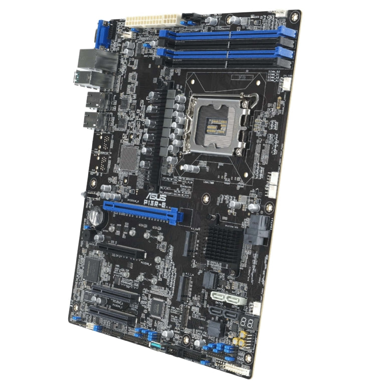 ASUS P13R-E Server Motherboard. Xeon E-2400 Support. Dual Gigabit LAN Onboard. VGA Video Onboard. Integrated IPMI Remote KVM. Includes ASMB11 Module