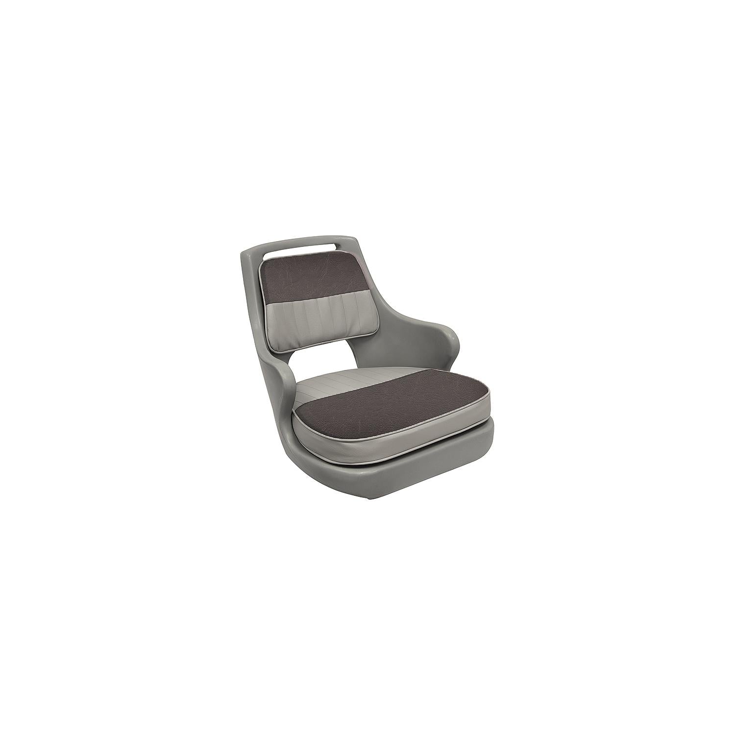 Wise Seats 8WD015-3-664 Wise Freshwater Bucket Seat W/Cushions, Gray/Charcoal Gray Shell