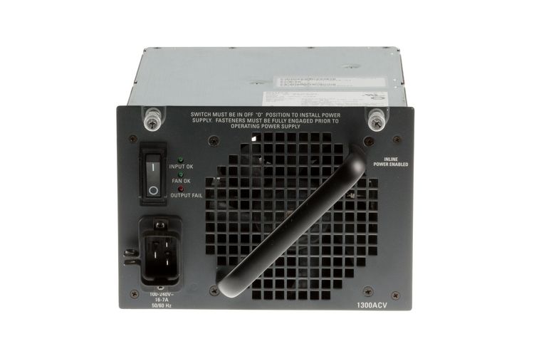 PWR-C45-1300ACV= Cisco 1300 Watts 100-200V Power Supply for Catalyst 4500 Series