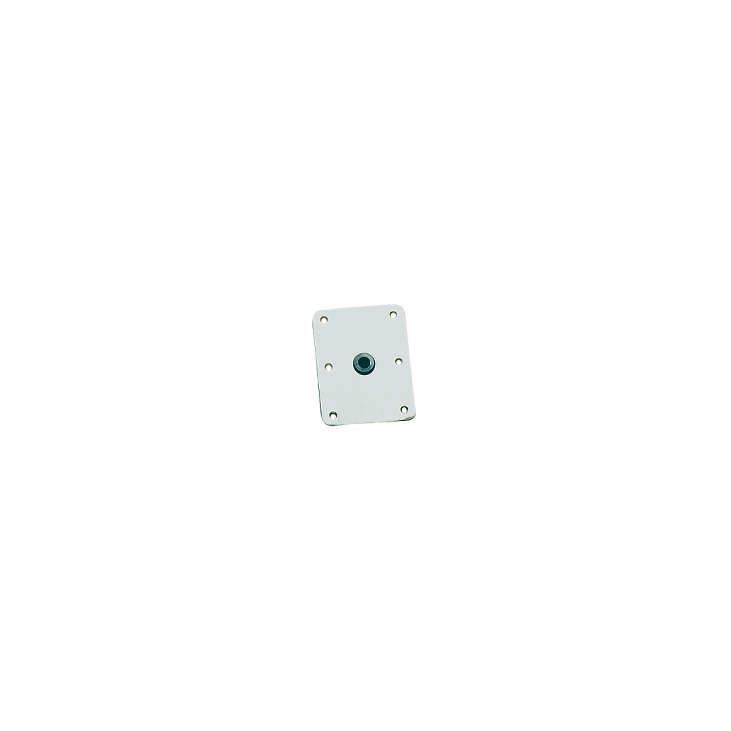 Springfield 1620016 KingPin 7" x 7" Square Aluminum Base, Satin Finish