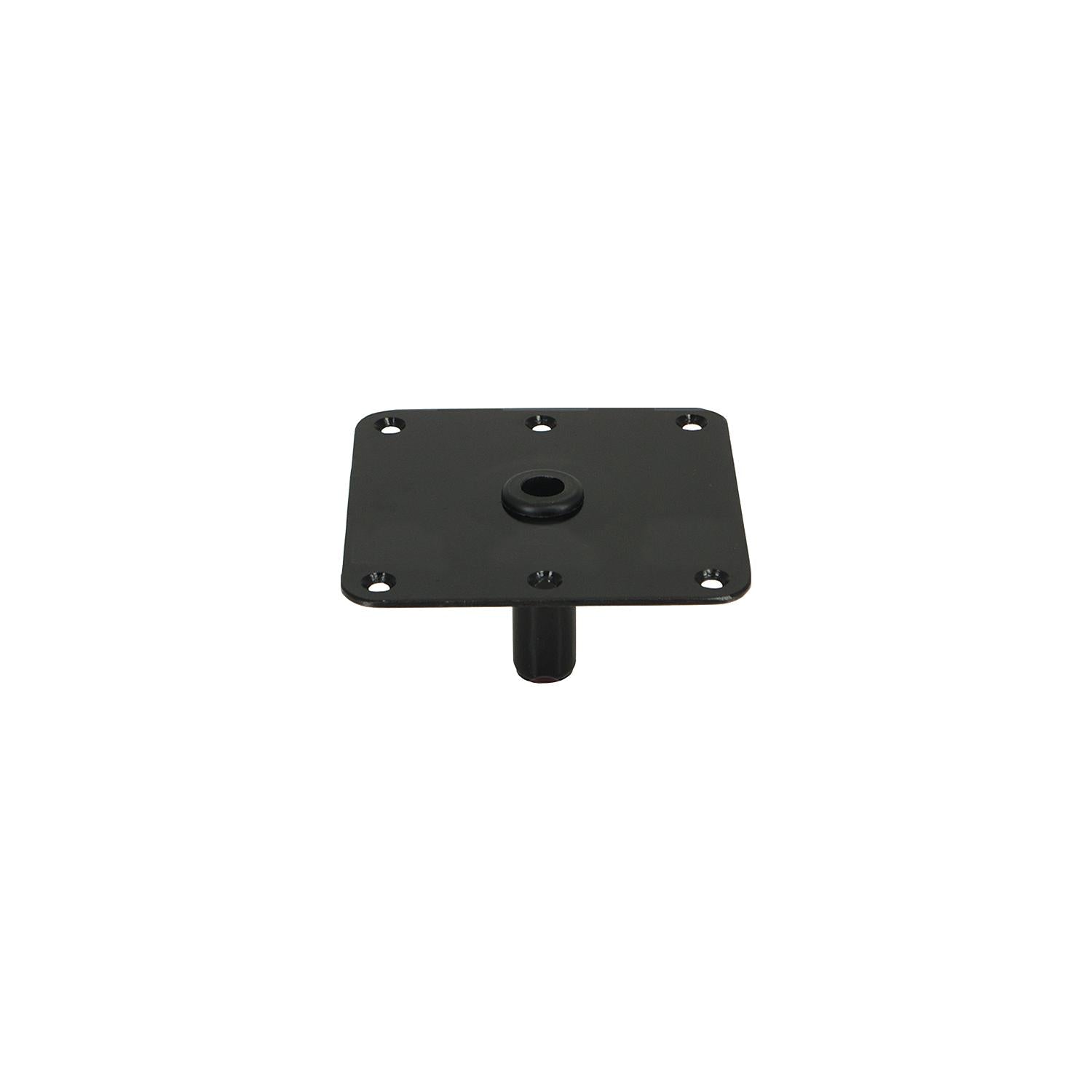 Springfield 3630020 King-Pin 7" x 7" Threaded Square Steel Base, E-Coat Finish
