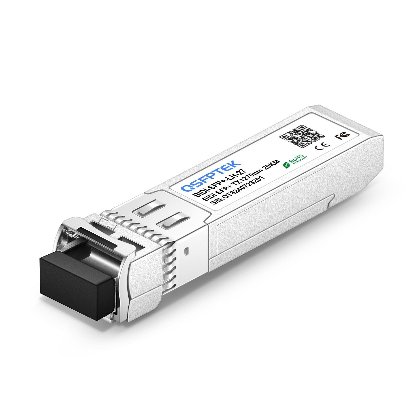 Módulo transceptor LC SMF simplex DDM de 20 km, compatible con Cisco 10GBASE-BX20-U BiDi SFP+ 1270 nm-TX/1330 nm-RX