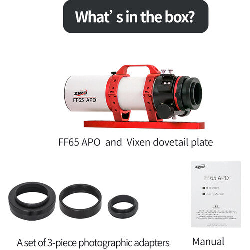 ZWO FF65mm Astronomical Telescope
