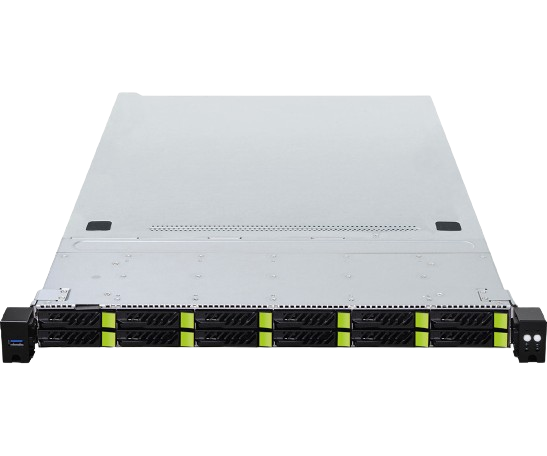 ASRock 1U12E-GENOA/2L2T 12-Bay SFF NVMe 1U Server