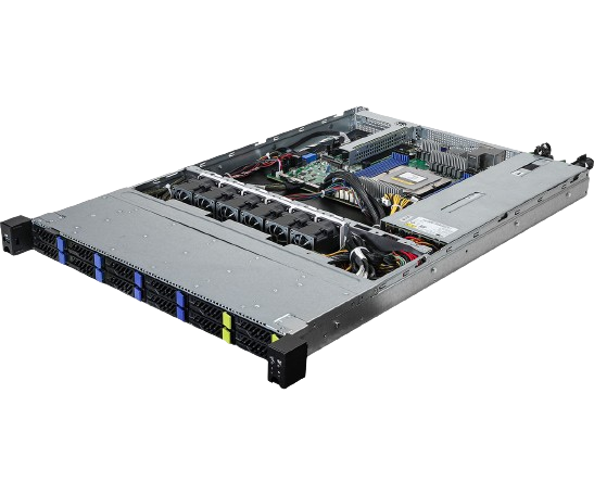ASRock 1U8S4E-GENOA/2T 8-Bay SFF SATA + 4-Bay SFF NVMe 1U Server