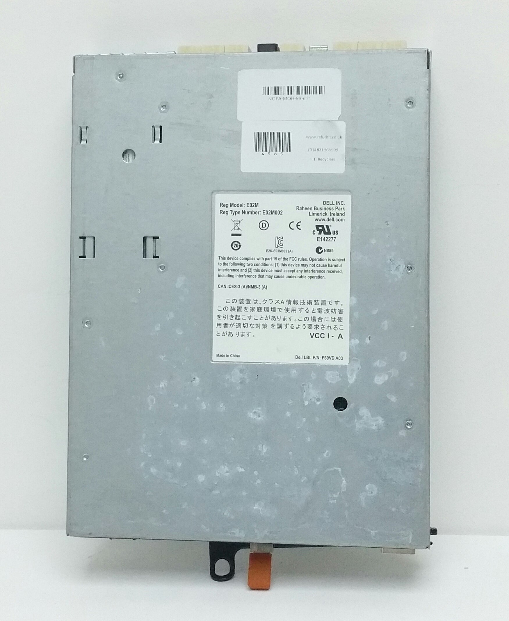 Dell E02M E02M002 Storage Area Network (SAN, 4 x 1GB RJ45 Ports, 1 x 3GB SAS Ports