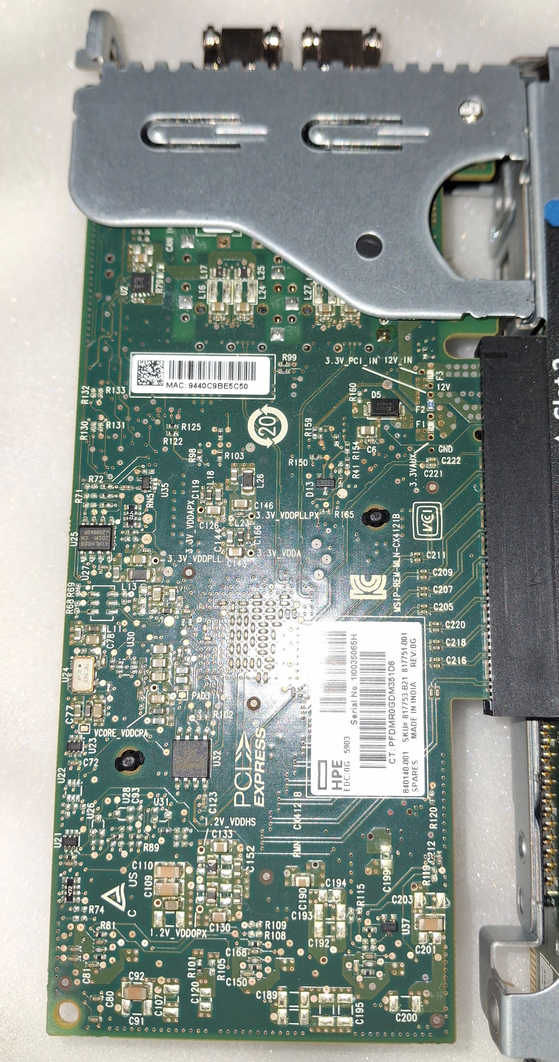 HPE 840140-001 817753-B21 - Ethernet 10/25Gb 2-Port 640SFP28 Adapter | Alo Tech Solutions