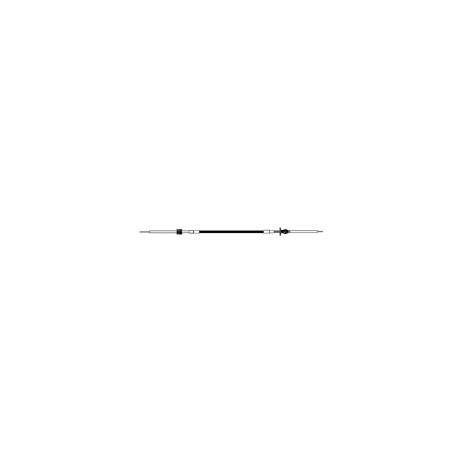 Uflex C4X10 UFLEX Johnson/Evinrude (OMC) Pre 1979 Engine Control Cable, 10'