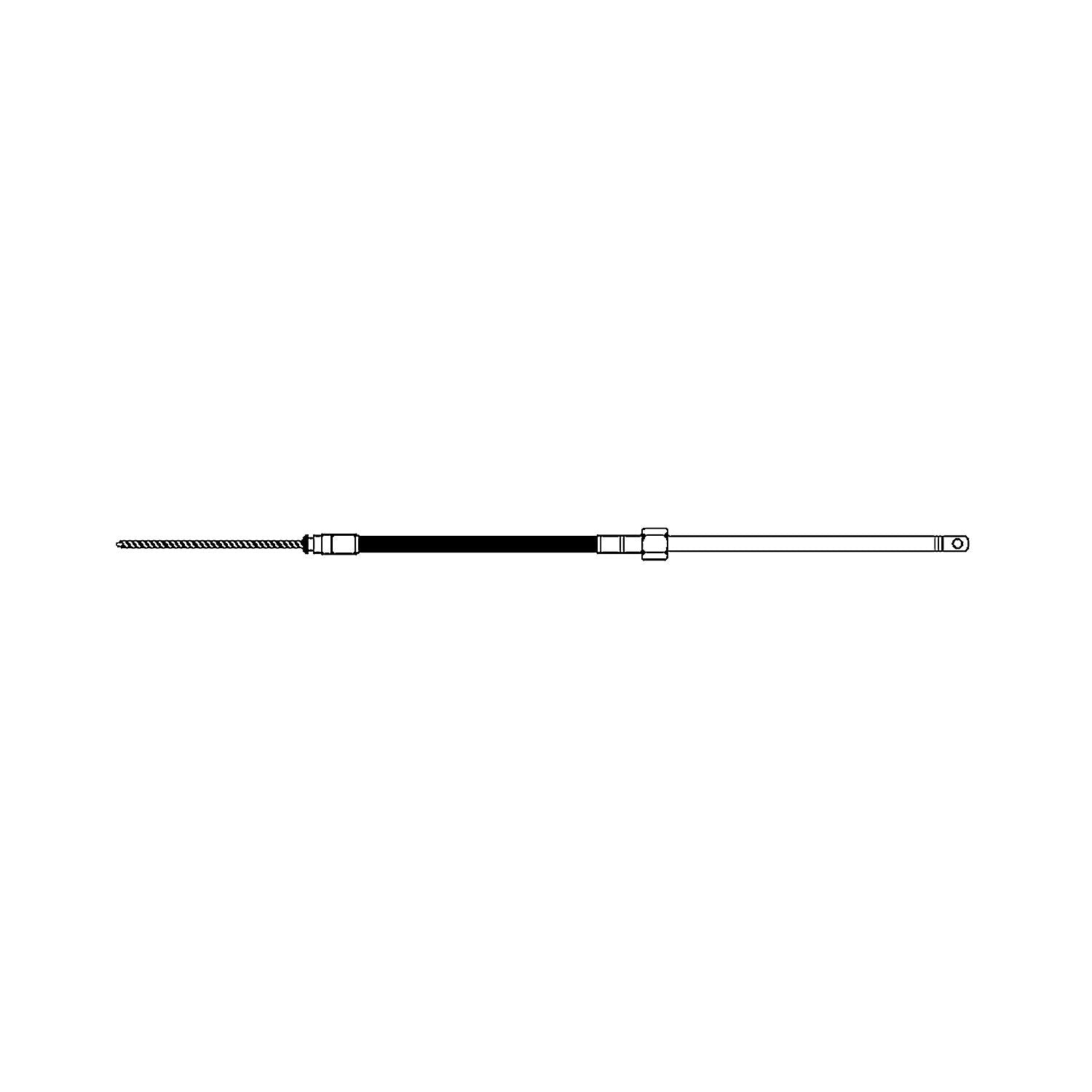 Uflex USA M66X07 Universal QC Rotary Steering, Cable (Replaces UFLEX, Morse 290 or Teleflex SSC62), 7'