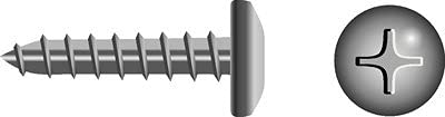 Seachoice SC0564 Phillips Tapping Screw Pan Head, #14 x 1"
