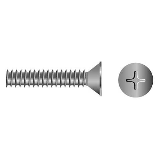 Seachoice MP0777SC SS Phillips Machine Screw Flat Head, 1/4-20 x 3/4"