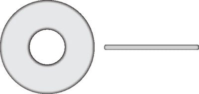 Seachoice SC2499 Nylon Flat Washer 5/8", 0.62" Thick, OD 1-1/4"